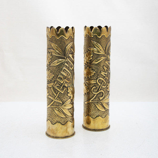 Trench Art Vases