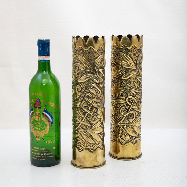 Trench Art Vases