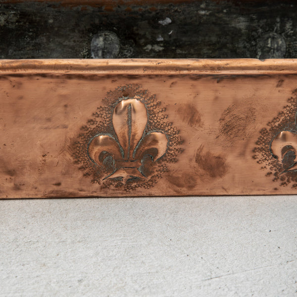 Copper Repousse Fish Pot