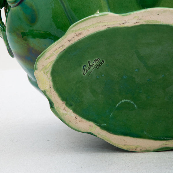 Green Faience Soup Tureen