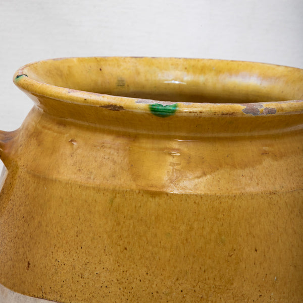 Yellow Confit Pot