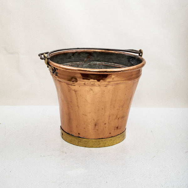 Copper and Brass Bucket