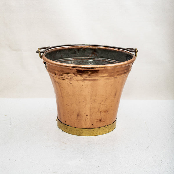 Copper and Brass Bucket