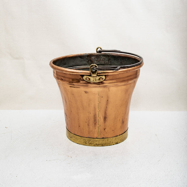 Copper and Brass Bucket