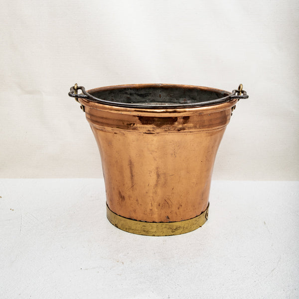 Copper and Brass Bucket