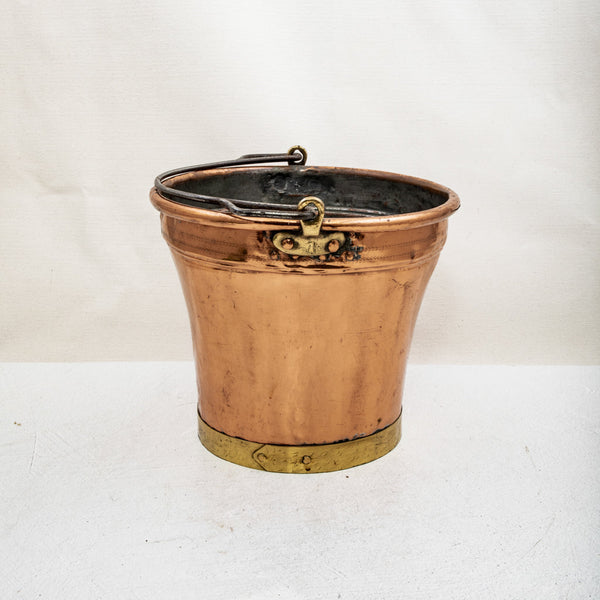 Copper and Brass Bucket