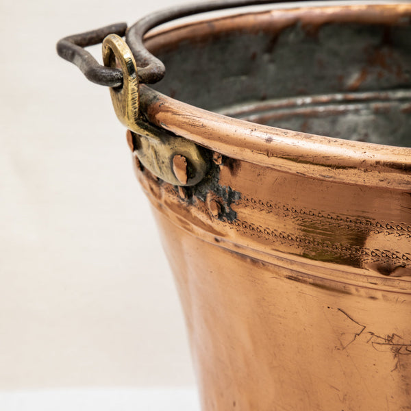 Copper and Brass Bucket