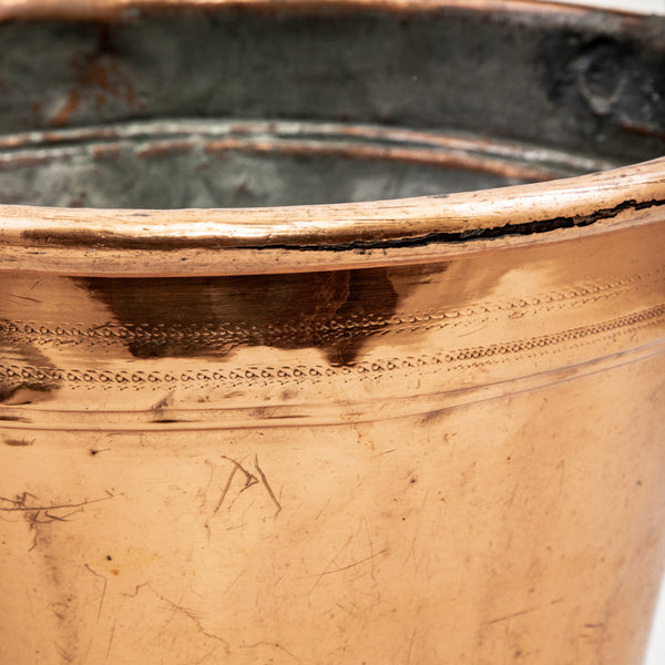 Copper and Brass Bucket