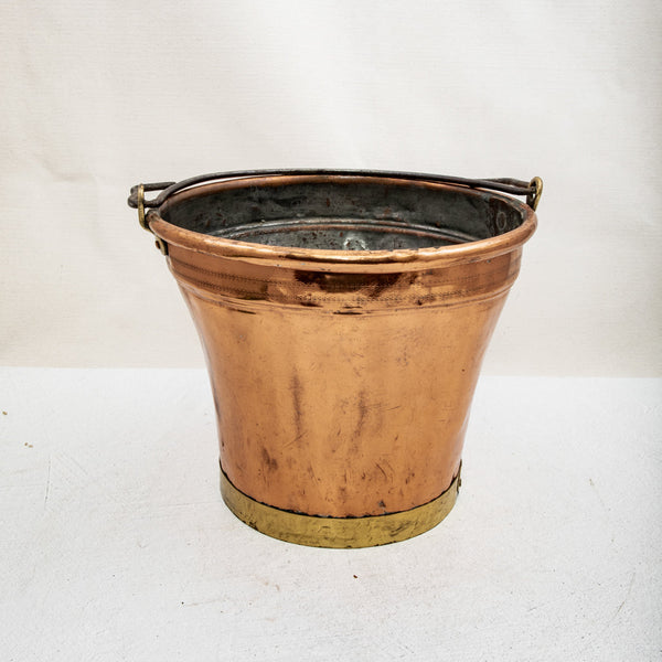 Copper and Brass Bucket