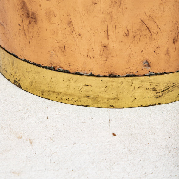 Copper and Brass Bucket
