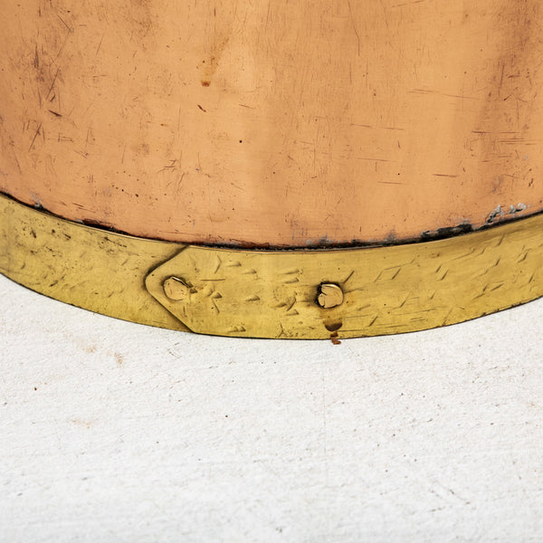 Copper and Brass Bucket
