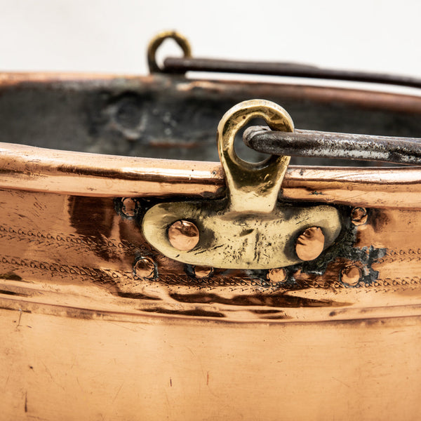 Copper and Brass Bucket