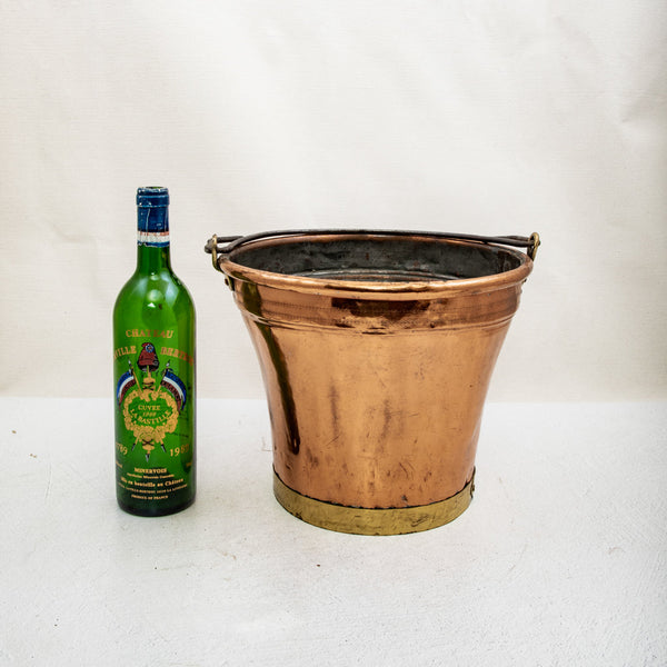 Copper and Brass Bucket