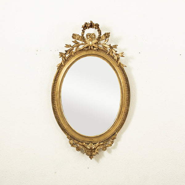 Louis XVI Oval Mirror