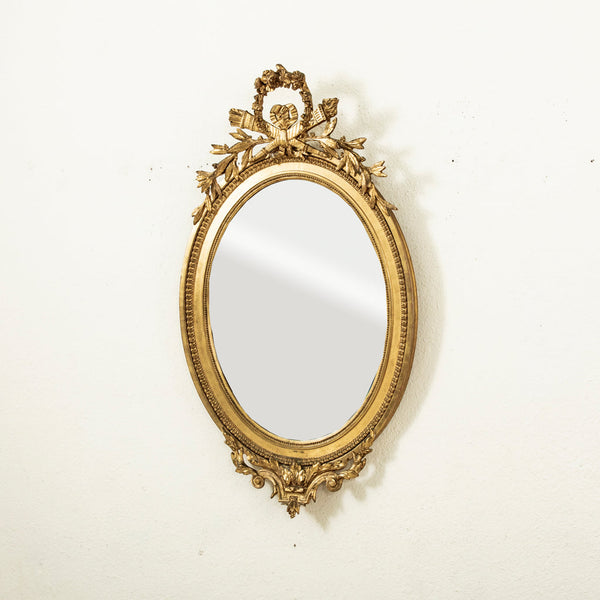 Louis XVI Oval Mirror