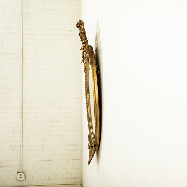 Louis XVI Oval Mirror