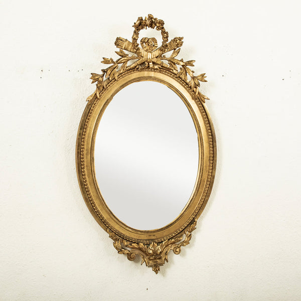 Louis XVI Oval Mirror