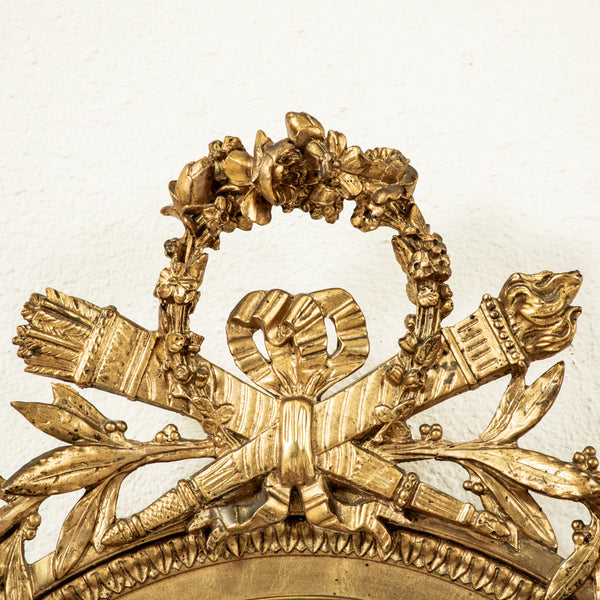 Louis XVI Oval Mirror