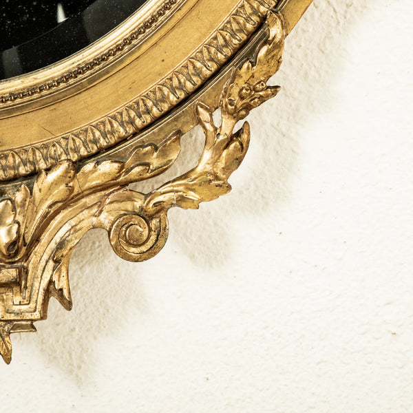 Louis XVI Oval Mirror