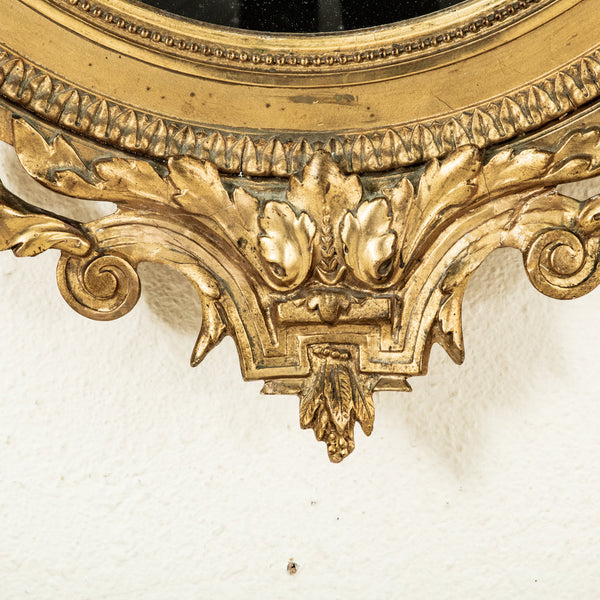 Louis XVI Oval Mirror