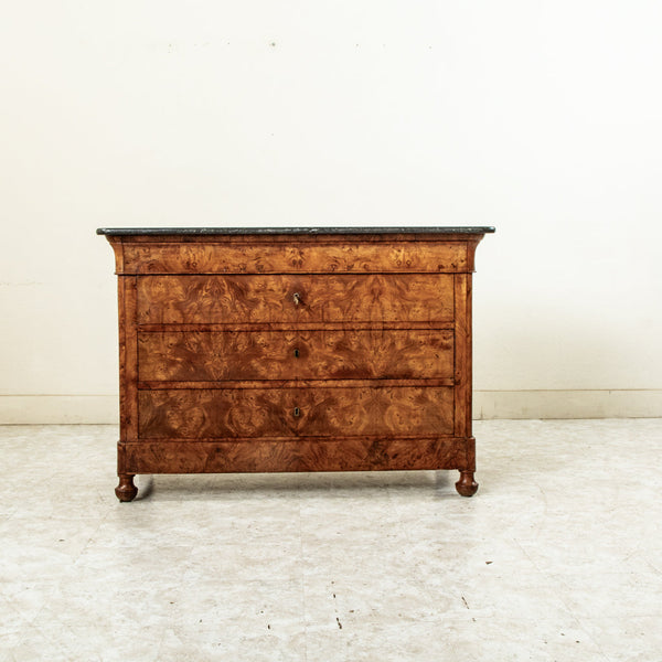 Louis Philippe Burl Elm Chest