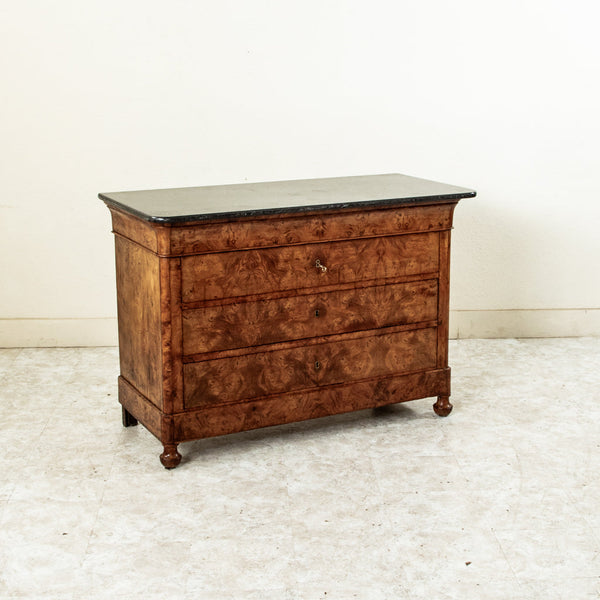 Louis Philippe Burl Elm Chest