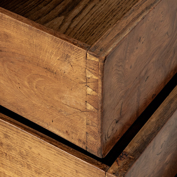 Louis Philippe Burl Elm Chest