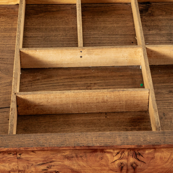 Louis Philippe Burl Elm Chest