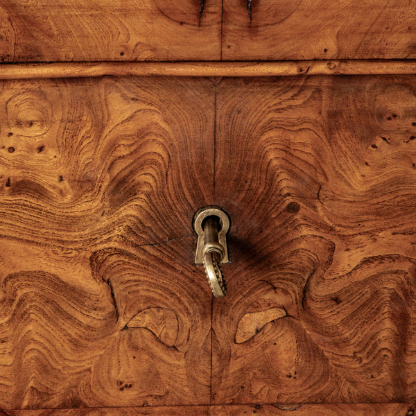 Louis Philippe Burl Elm Chest