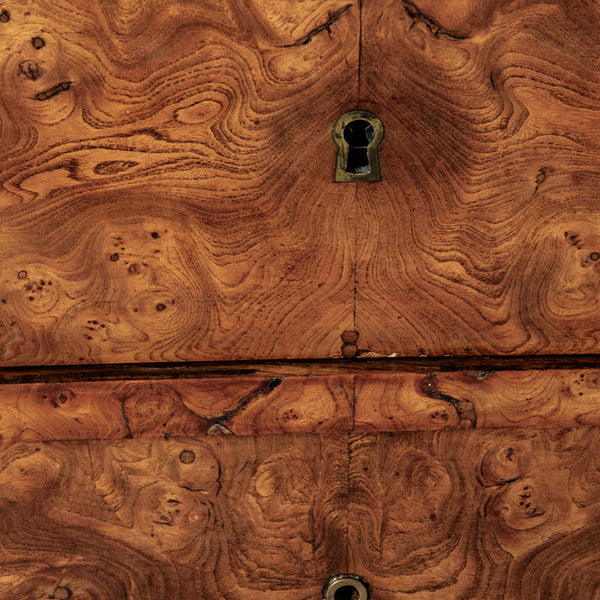Louis Philippe Burl Elm Chest