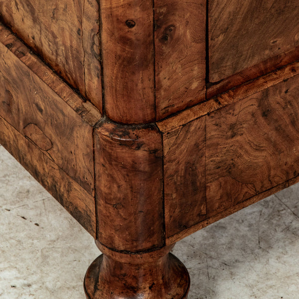 Louis Philippe Burl Elm Chest