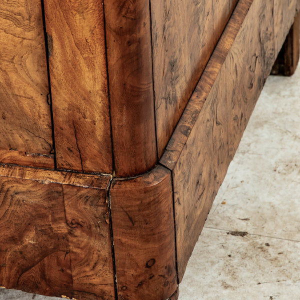 Louis Philippe Burl Elm Chest