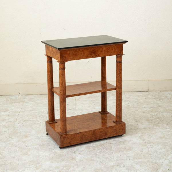 Empire Burl Elm Console