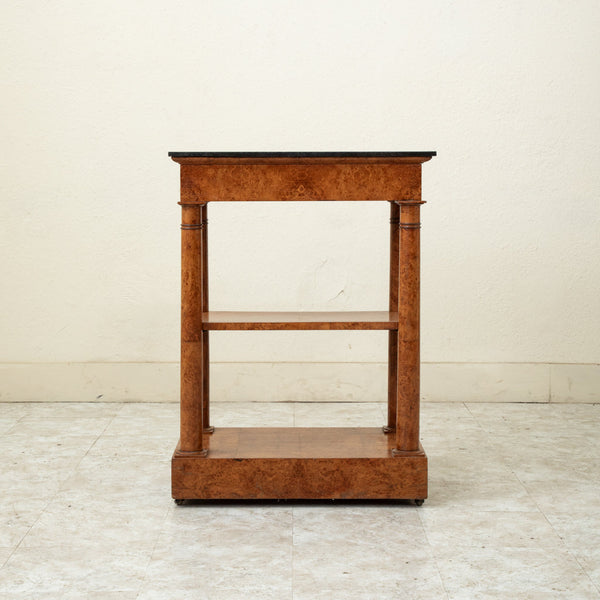 Empire Burl Elm Console