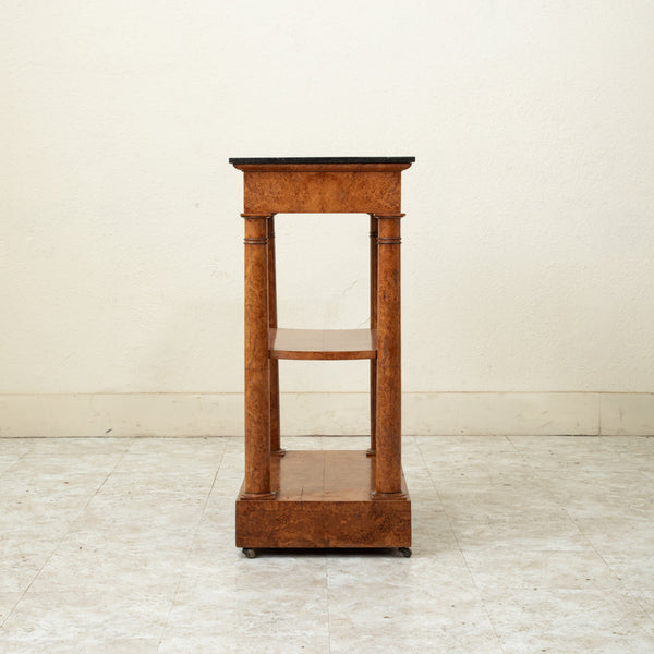 Empire Burl Elm Console