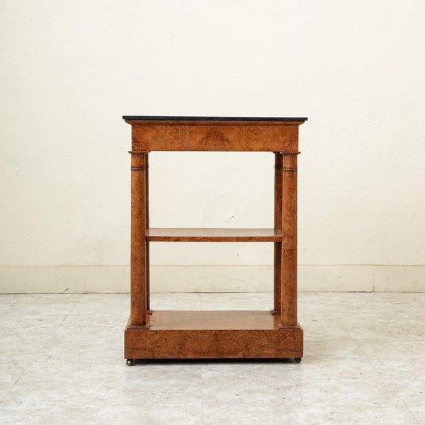 Empire Burl Elm Console