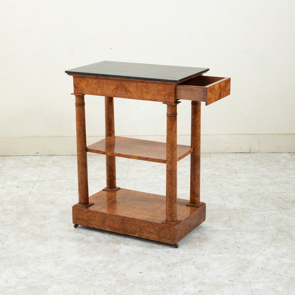 Empire Burl Elm Console