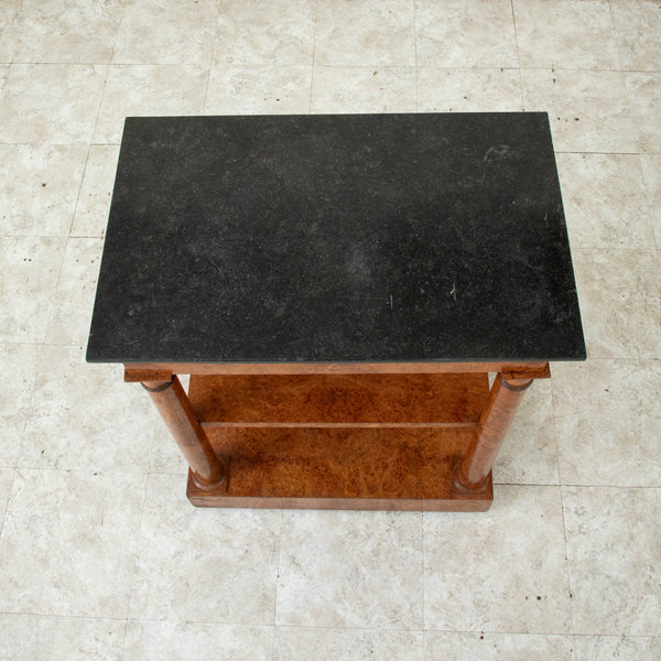 Empire Burl Elm Console