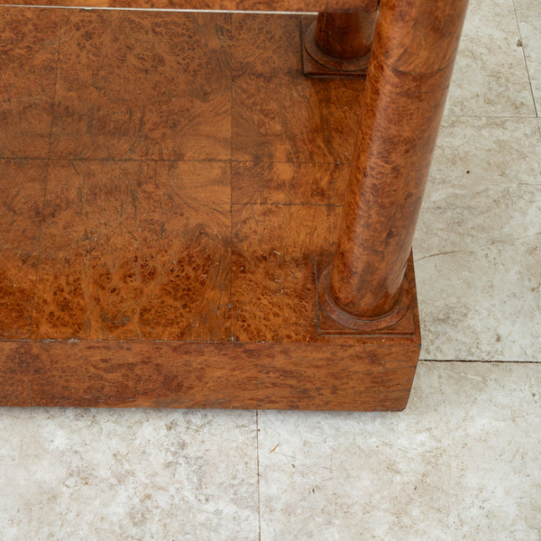 Empire Burl Elm Console