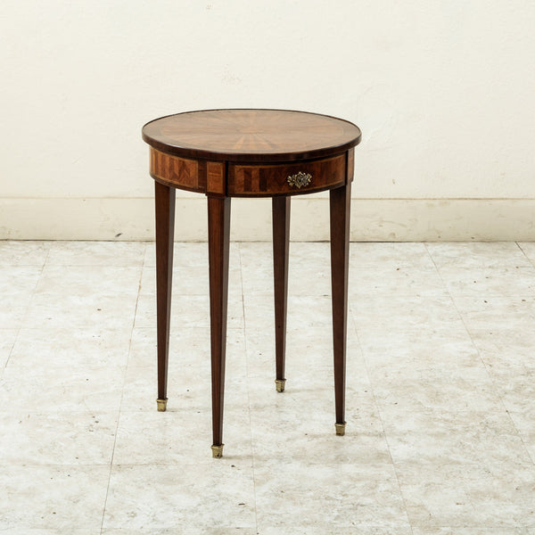 Marquetry Side Table