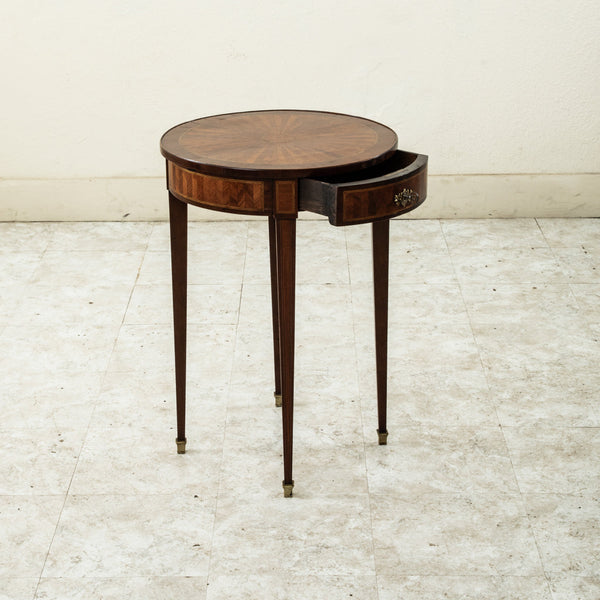 Marquetry Side Table
