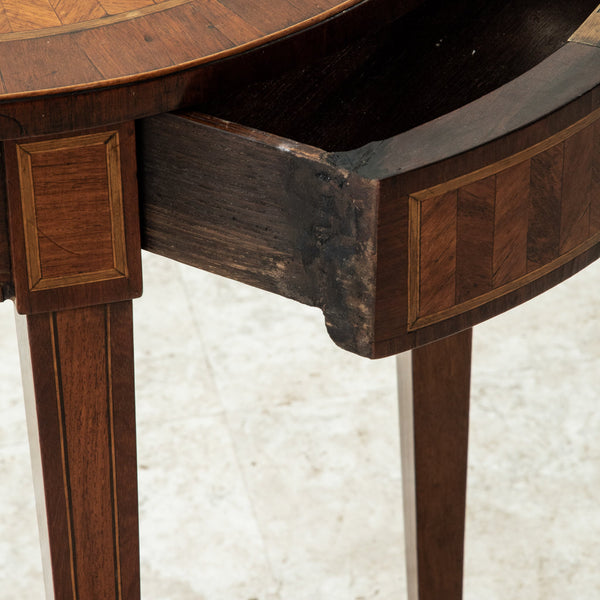 Marquetry Side Table