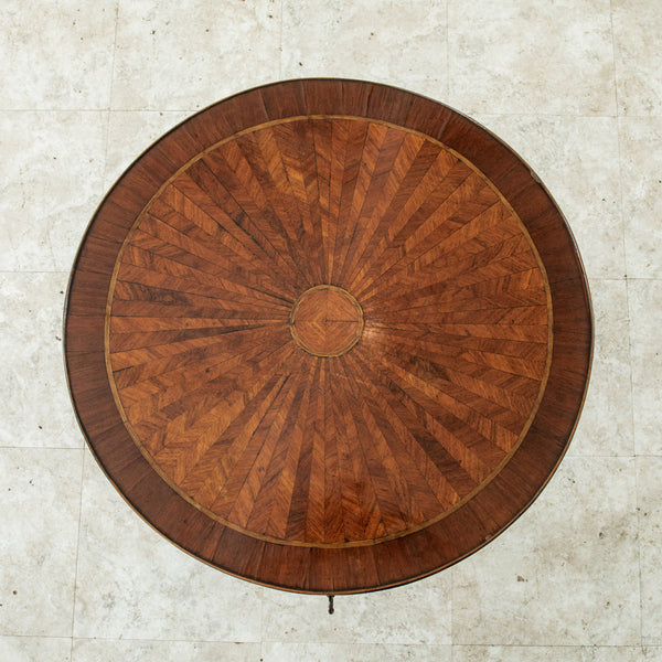 Marquetry Side Table
