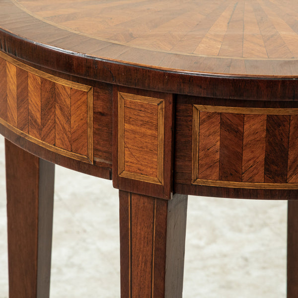 Marquetry Side Table