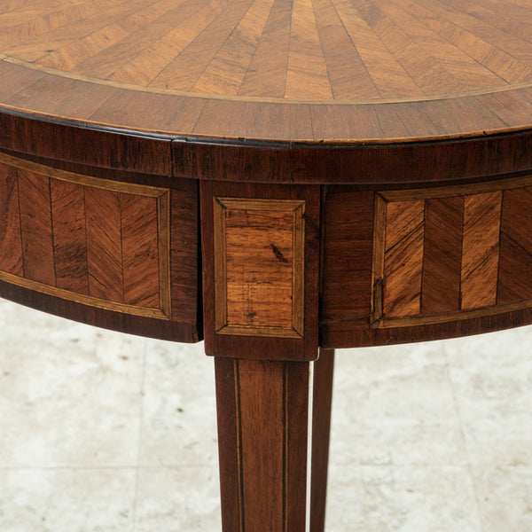 Marquetry Side Table