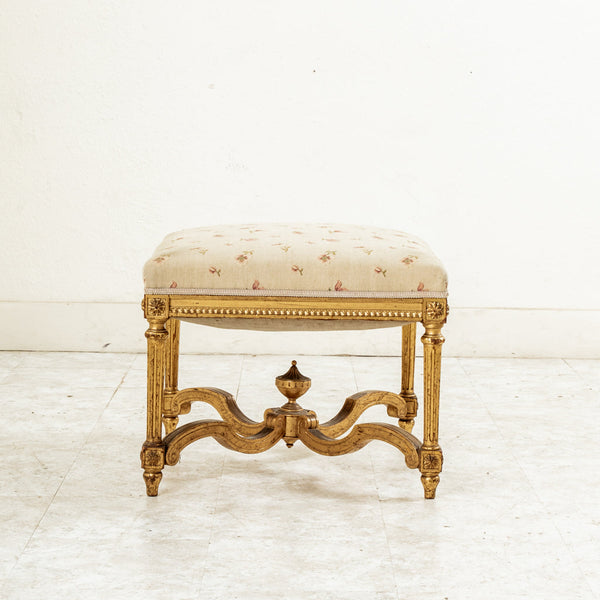 Gilt Wood Ottoman