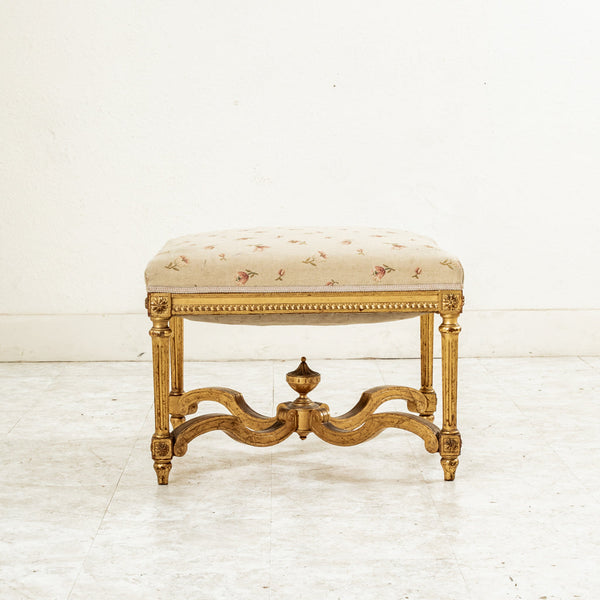 Gilt Wood Ottoman
