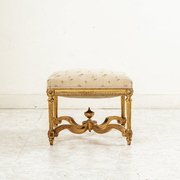 Gilt Wood Ottoman