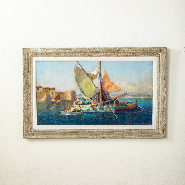 Large Framed Oil Painting