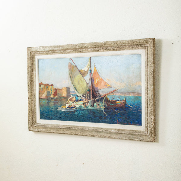 Large Framed Oil Painting